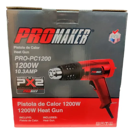 Pistola De Calor 1200w Marca Promaker