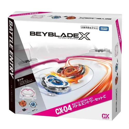 Takara Tomy Beyblade X Bx-23 Starter Phoenix Wing, cor vermelha