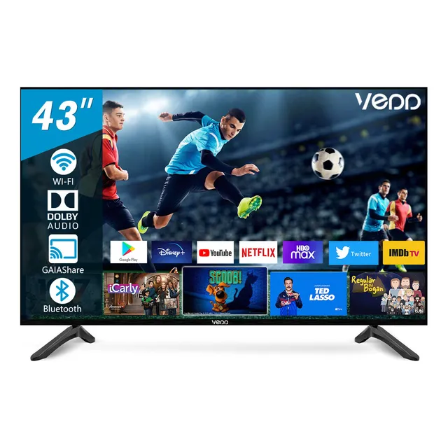 Vedd® Pantalla Smart Tv 43 Pulgadas 2k Full Hd Televisor