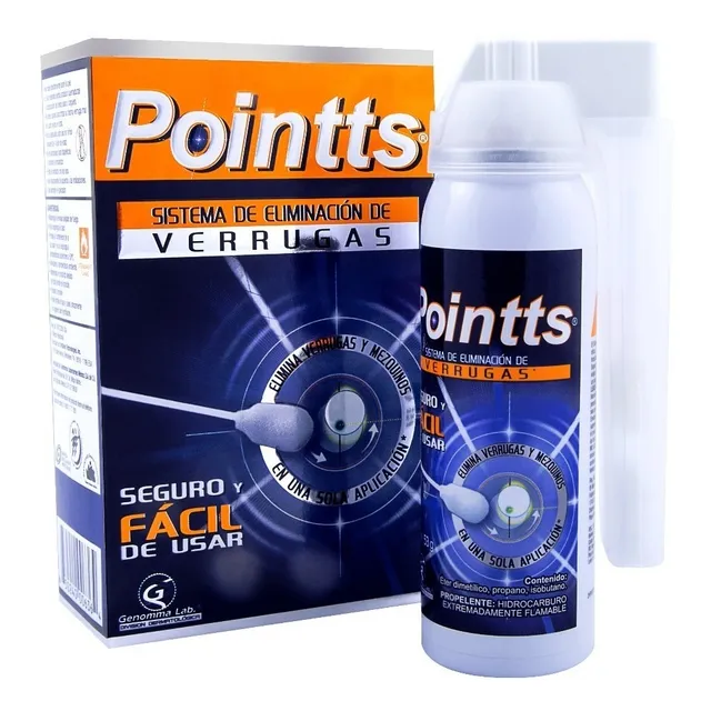 Pointts Sistema Eliminación Verrugas y Mezquinos Tratamiento Neutro