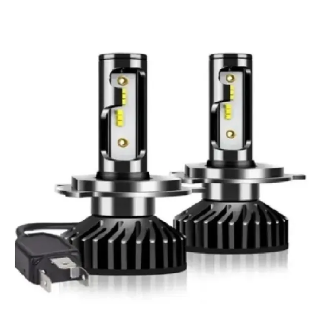 Kit Turbo De Foco Led Auto H4 15000 Lúmenes 72w Luz Blanca