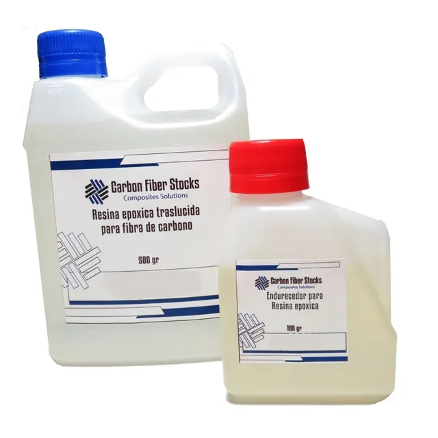 Resina Epoxica Translucida Para Fibra De Carbono (500+100gr)