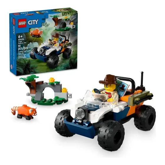 Juego Lego City Exploradores De La Jungla Auto Todoterreno