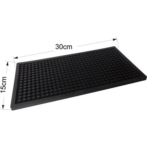 Tappetino Da Bar New Mungo 'Rise & Shine It's Coffee Time' – Antiscivolo In Gomma Per Macchina Caffè, 45,7x30,5 Cm - 4