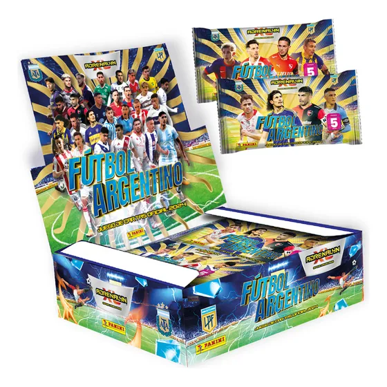 Caja X 30 Sobres Cartas Adrenalyn Futbol Argentino 2024