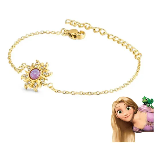 Pulsera De Sol Raunze Opalo Real Plata 925 Mujer Kyra Color Dorado Diámetro 20 Cm Largo 20 Cm