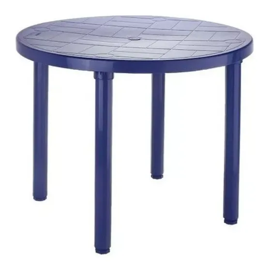 Mesa Plástica Redonda Duraplast 80cm 