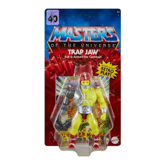 Figura De Juguete Masters Of The Universe Trap Jaw Con Comic