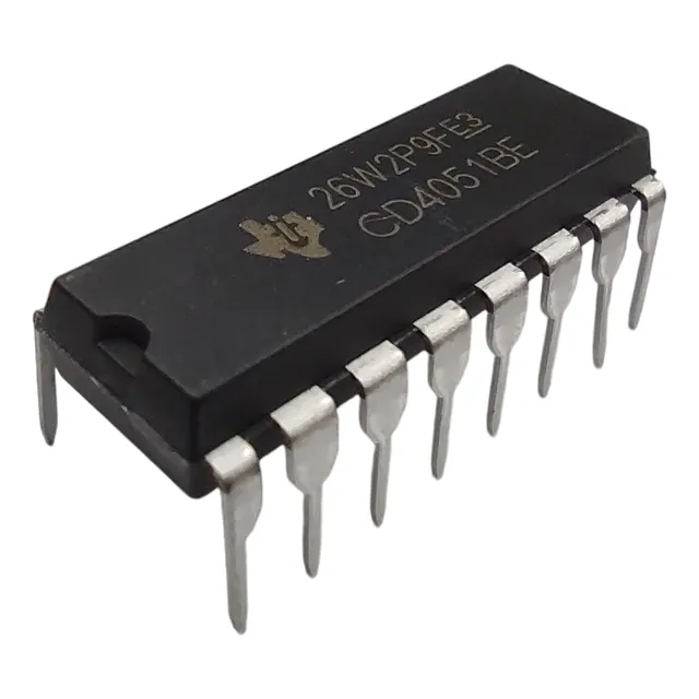 3 X Cd4051 Multiplexor Demultiplexor Analogico 8 Canales