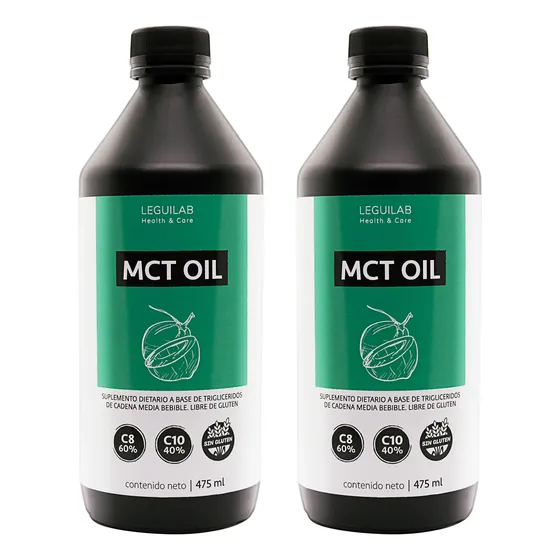 Leguilab X2 Mct Oil Suplemento Trigliceridos Bebible 475 6c