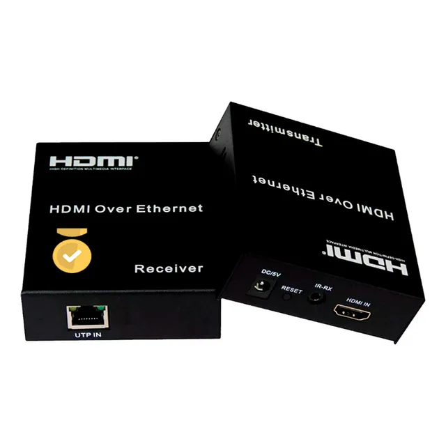 Adaptador Kit Extension Activo Hdmi Wifi 200mts, Tx+ Rx