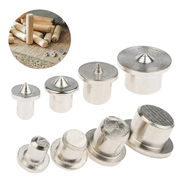 Dowel Centers, Punta Central De 12 Mm, 8 Unidades