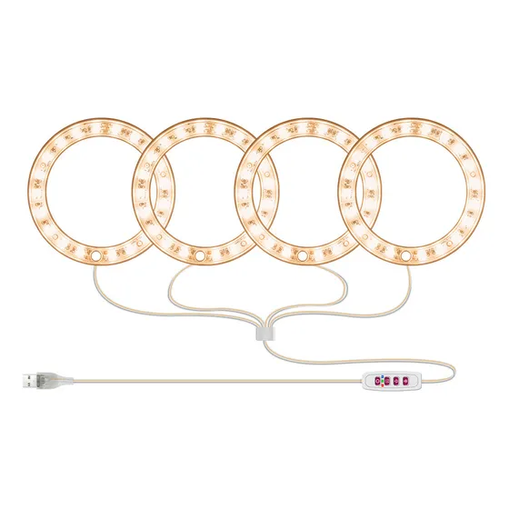 Luz Rosa - Uma Cabeça. - Led Full Spectrum Grow Light With