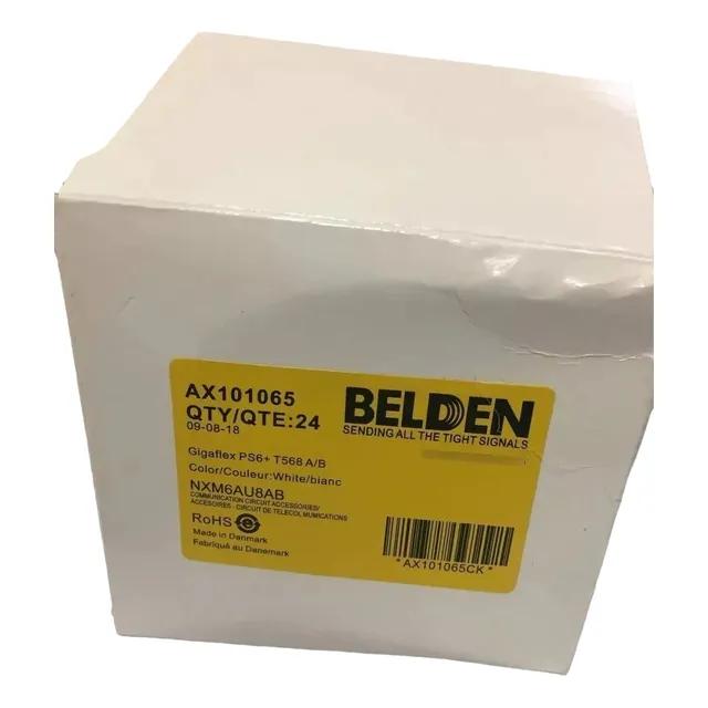 Jack Cat6 Blanco Ax101065 Belden 35pz