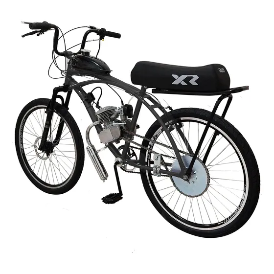 Bicicleta Motorizada 80cc Banco Xr, Freio Disco E Suspensão