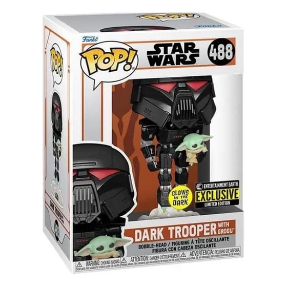 Funko Pop Dark Trooper Y Grogu Star Wars
