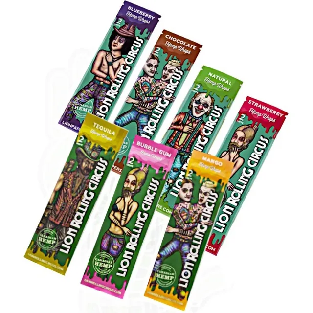 Blones Circus Blunt Hemp Wraps Lion Rolling X2 Unidades