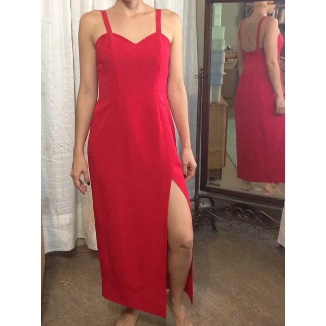 Vestido Rojo De Fiesta