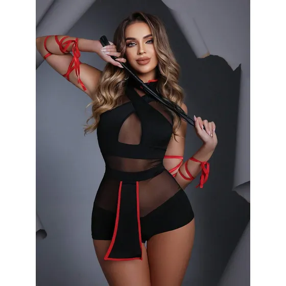 Disfraz De Ninja Sexy Para Dama De Fiesta Cosplay Halloween
