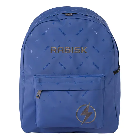 Mochila Emborrachada Top Rabisk Impermeável Zíper Notebook Cor Azul RK2491