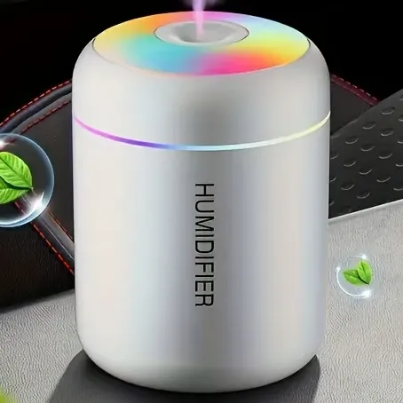 Umidificador Difusor De Aromaterapia Portátil Com Luz Noturna Led Para Carro E Casa