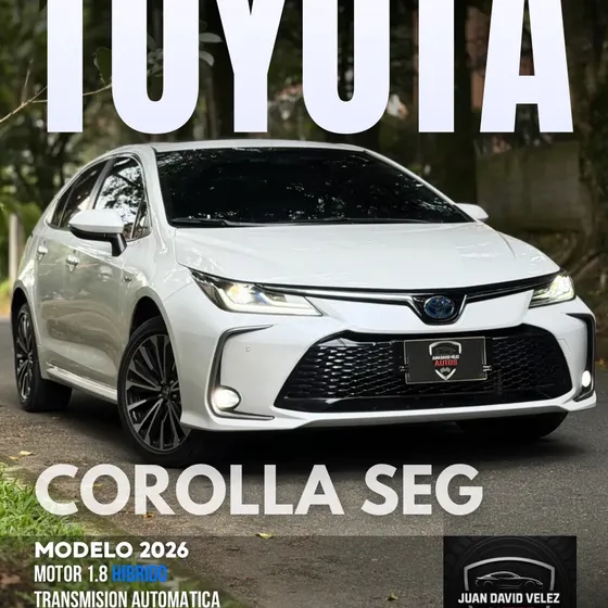 Toyota Corolla 2026 1.8 Hev Seg