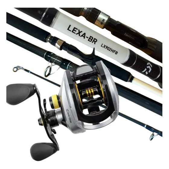 Kit Alta Performance Carretilha Avante Vara Lexa 2,44m Daiwa