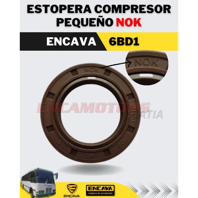 Estopera Compresor Pequeño Encava 6bd1 Natural