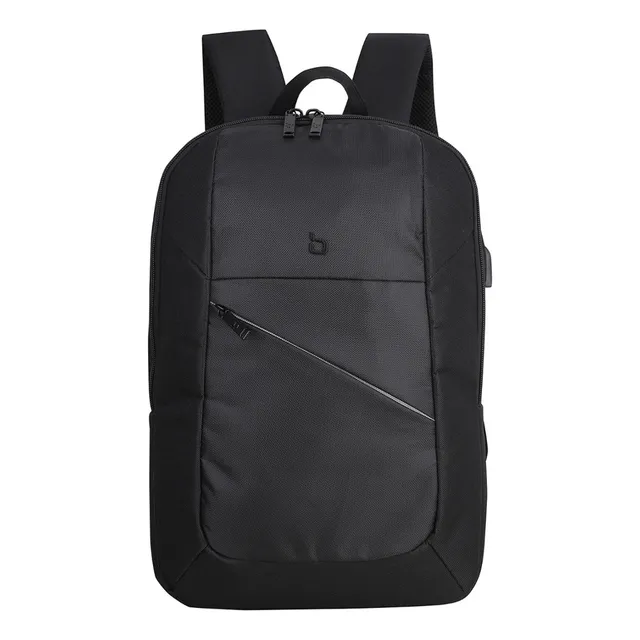 Mochila Bluecase Lsb10280 Laptop Hasta 15.6 Color Negro Diseño de la tela Liso