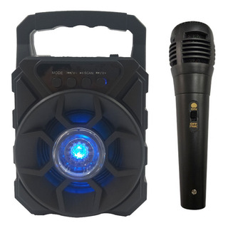 Altavoz Bluetooth Portátil Con Micrófono For Cantar Altavoz Bluetooth Portátil Con Micrófono For Cantar