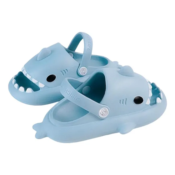 Sharky Chanclas Tiburón Con Cinta De Agarre Niños