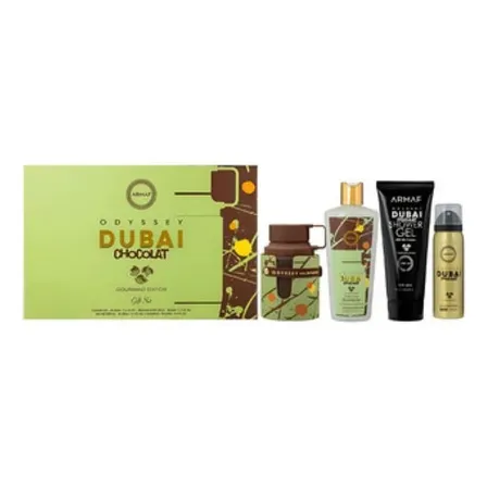 Armaf Odyssey Dubai Chocolat Perfume Men Gift Set 4pz 100 Ml