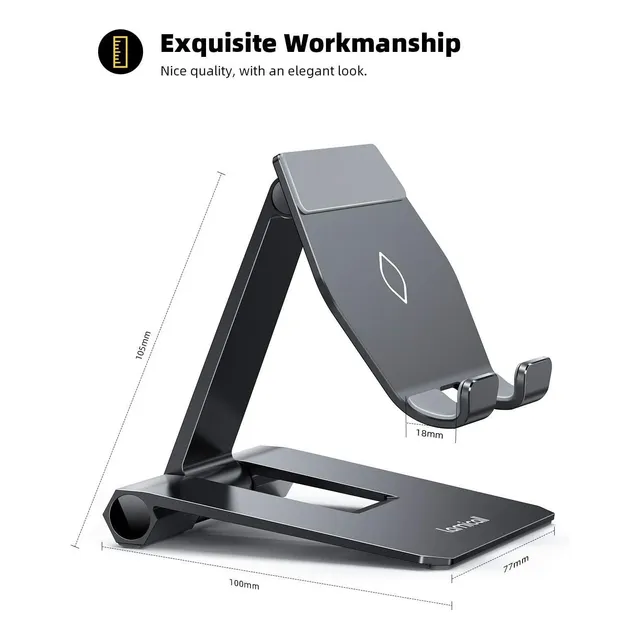 Soporte Lamicall Ajustable Para Teléfono, Para Escritorio