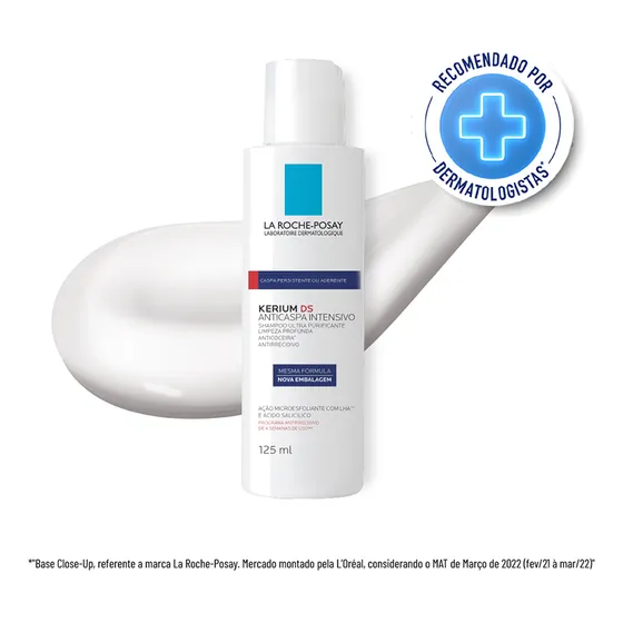 Shampoo Anticaspa Intensivo Kerium DS 125ml La Roche-posay