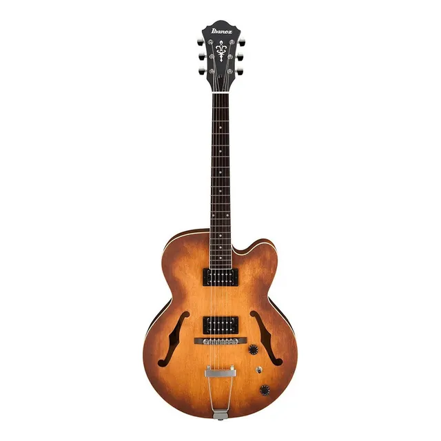 Guitarra eléctrica Ibanez Artcore AF55 de tilo tobacco flat con diapasón de nogal