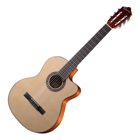 Violão Crafter Hc-250ce Cr-t Nv Nylon Cutaway Elétrica Cor Natural Orientação da mão Direita