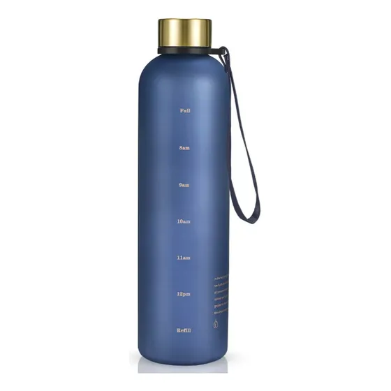 Garrafa De Água Motivacional De 32oz Com Marcador De Tempo