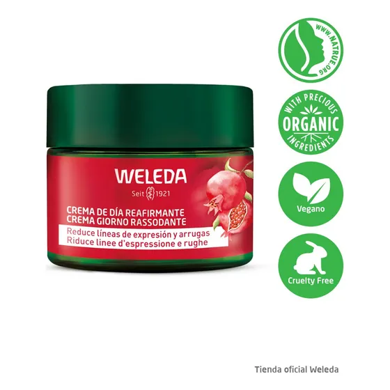 Crema Día Reafirmante Natural Granada Y Maca Weleda 40ml