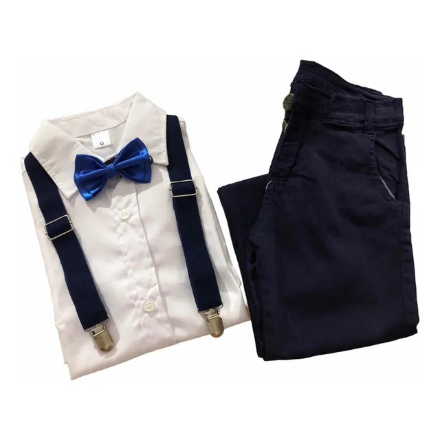 Traje De Niño Fiesta Azul
