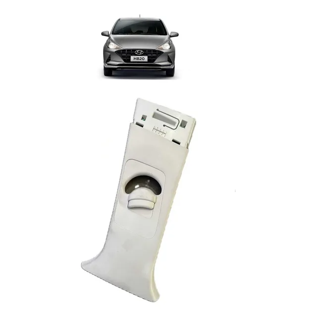 Moldura Coluna Cinto Lado Esquerdo Hyundai Hb20 2020 2021