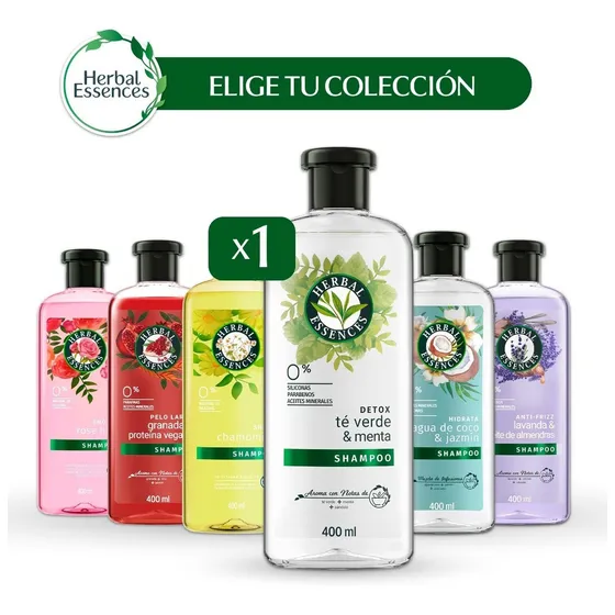 Shampoo Te Verde & Menta 400ml Herbal Essences