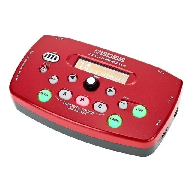 Pedal Boss Ve5rd Multiefecto Vocal Performer Con Armonizador