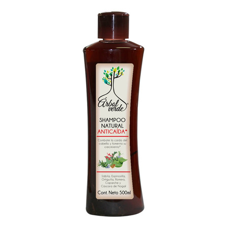 Shampoo Árbol Verde Natural Anticaída 500ml