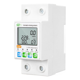 / Medidor De Energia Wifi Meter Lcd Tuya Voltage Automatic / Medidor De Energia Wifi Meter Lcd Tuya Voltage Automatic