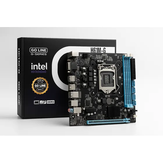 Placa Mãe Goline H61m-g 1155 Ssd M.2 Usb 3.0 Ddr3 Hdmi Vga