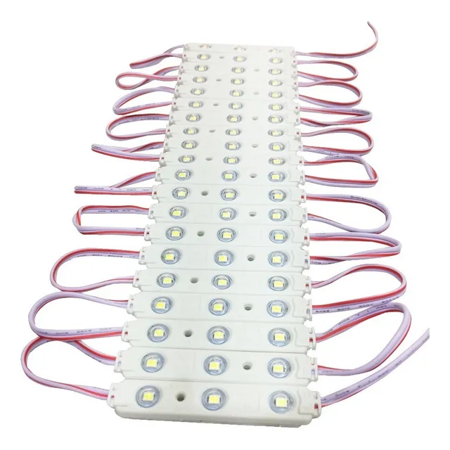 Modulo Led 2835 Blanco Frio 12v 0,72w Exterior X 100 Tiras