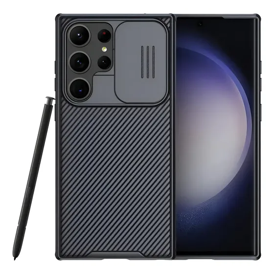 Carcasa Nillkin Camshield Pro Para Samsung Galaxy S23 Ultra 1 Unidad Negro | Cuotas sin interés