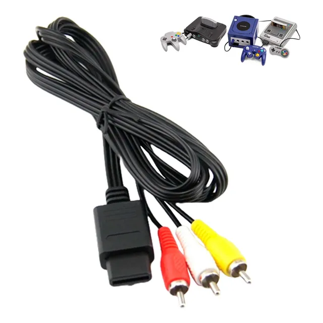 Cable Av De Audio Y Video Compatible: Gamecube N64 Snes