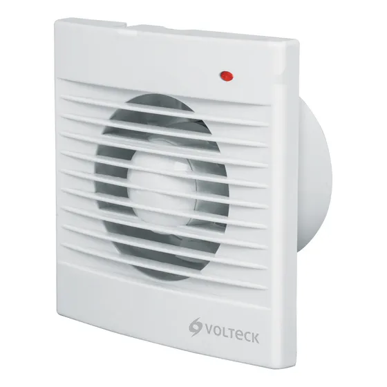 Extractor De Aire 4'' para baño o cocina Blanco Volteck EXA-4B