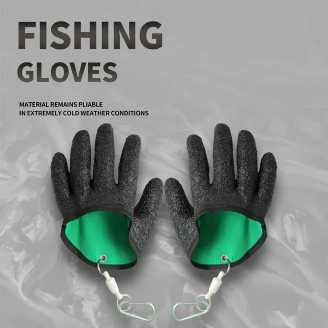 Guantes De Pesca Anti-corte, Resistente Al Agua Y Anti- Slip